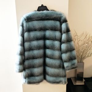 Faux fur coat